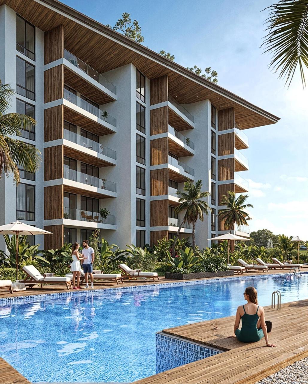 Vista del edificio Torre Costa Manglar